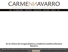 Tablet Screenshot of doctoranavarro.com